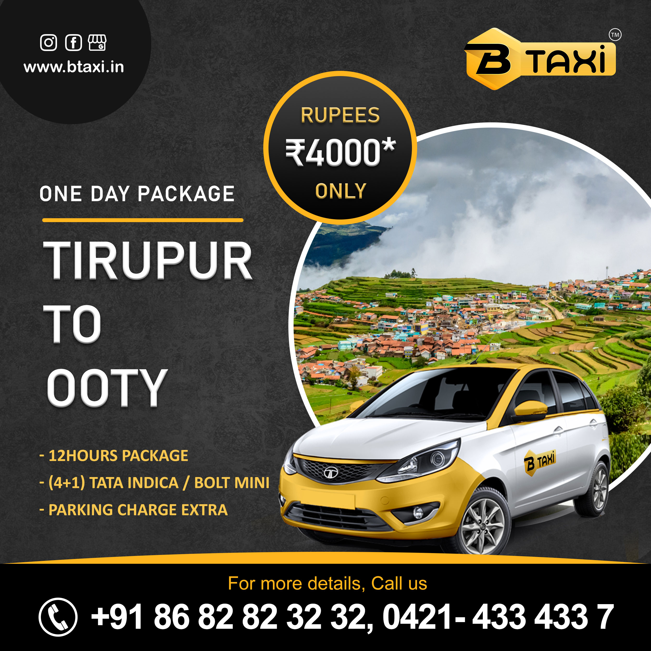 B Taxi | Tirupur's Best Taxi